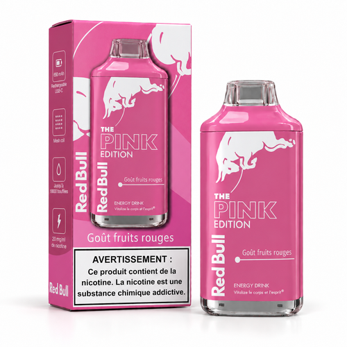 Puff Redbull - Goût fruits rouges